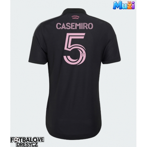 Inter Miami Casemiro #5 Venkovní Dres 2026-27 Krátký Rukáv Inter Miami Casemiro #5 Venkovní Dres 2026-27 Krátký Rukáv
